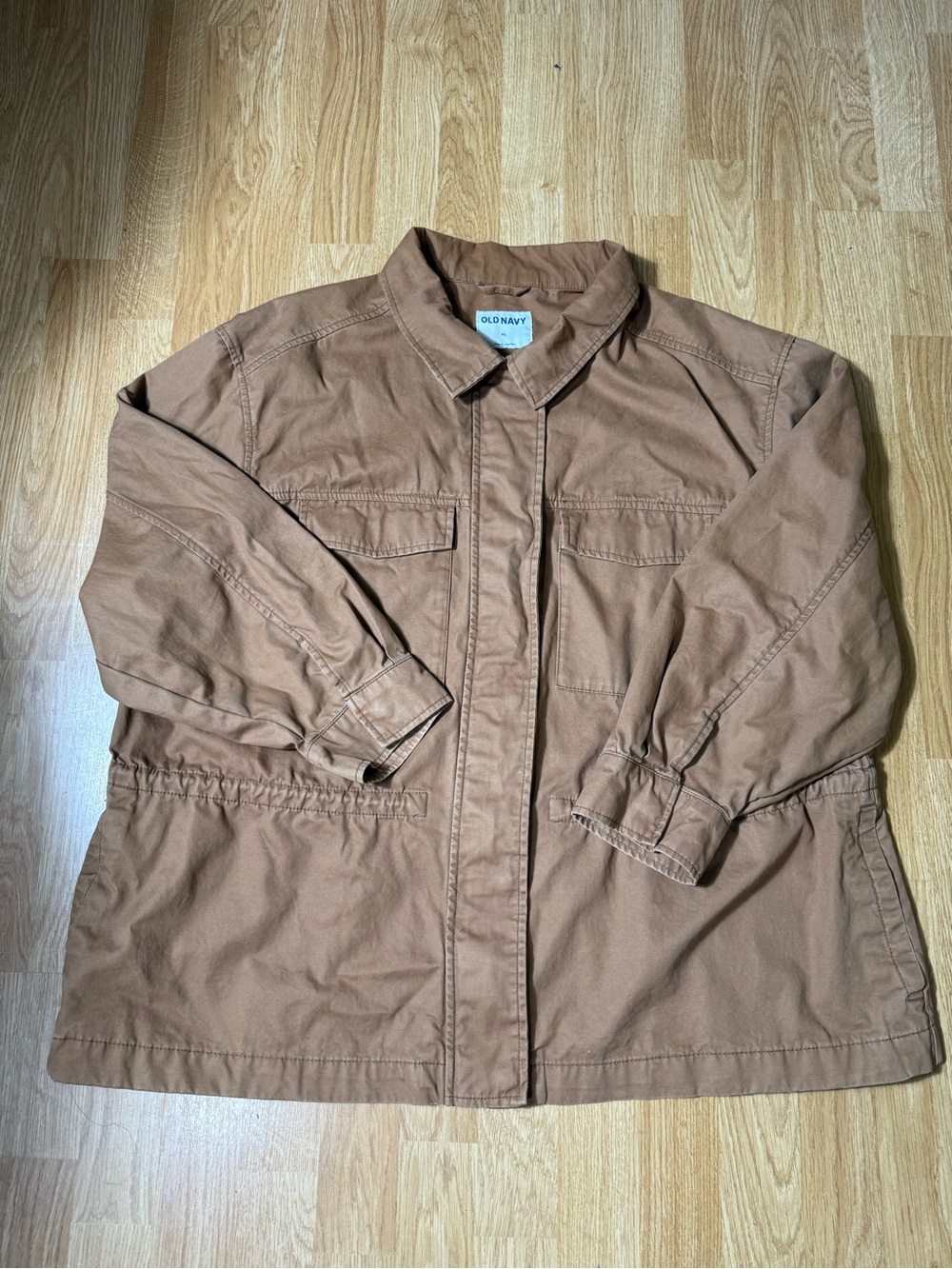 Old Navy Women's Brown Utility Jacket - Size XL